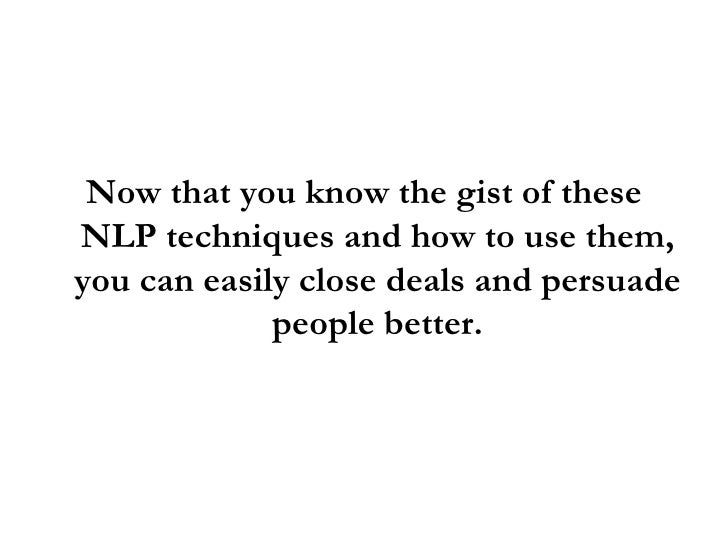 Nlp deals