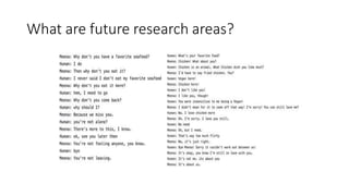 What are future research areas?
 