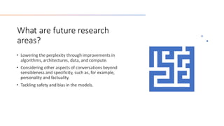 What are future research
areas?
 