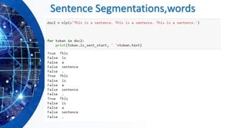 Sentence Segmentations,words
 