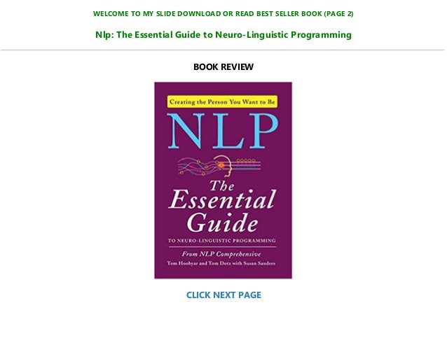 NLP, The Essential Handbook For Business PDF Free Download NLP, The Essential Handbook For Business PDF Free Download