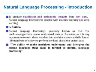 NLP Introduction - Natural Language Processing and Artificial ...