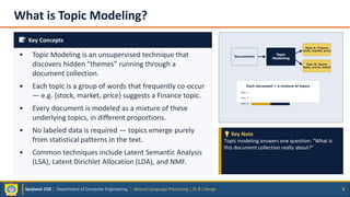 Topic Modeling and Latent Semantic Analysis in NLP | PDF