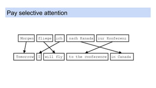 Pay selective attention
 
