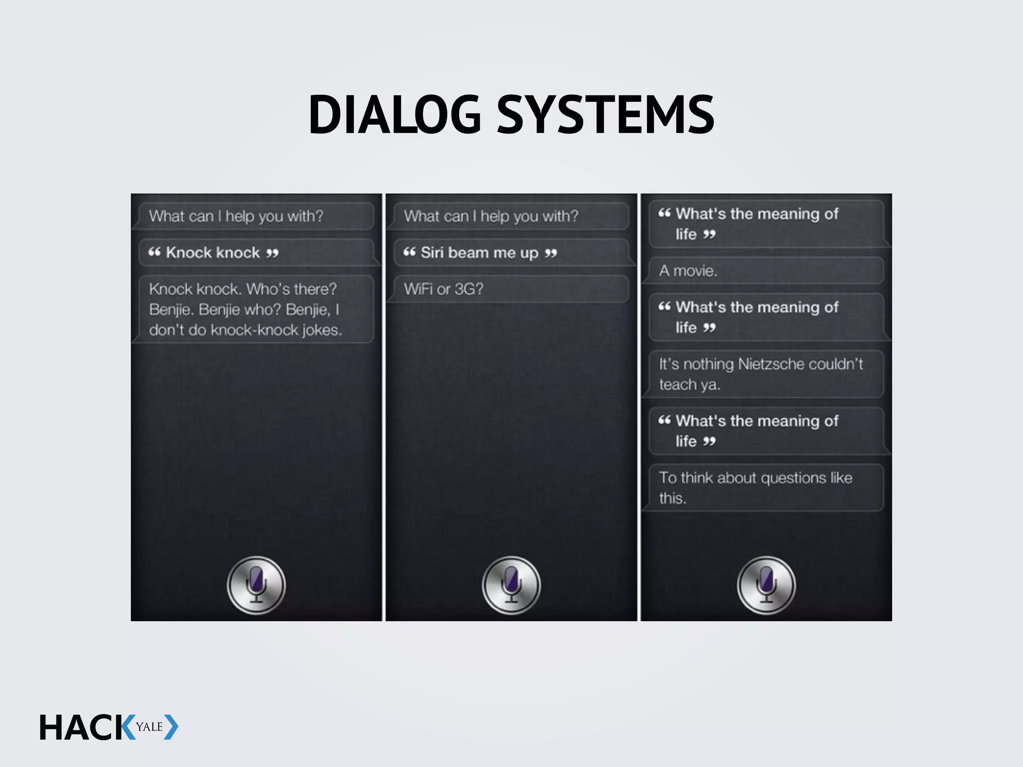 DIALOG SYSTEMS
 
