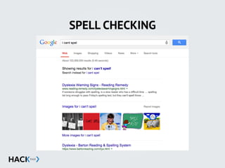 SPELL CHECKING
 