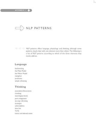 NLP Workbook