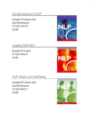 NLP Workbook