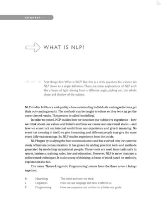 NLP Workbook