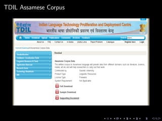 TDIL Assamese Corpus
 