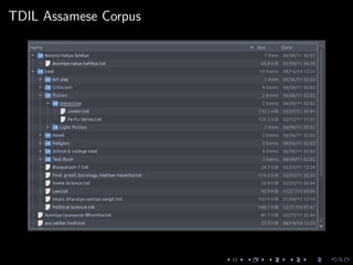 TDIL Assamese Corpus
 
