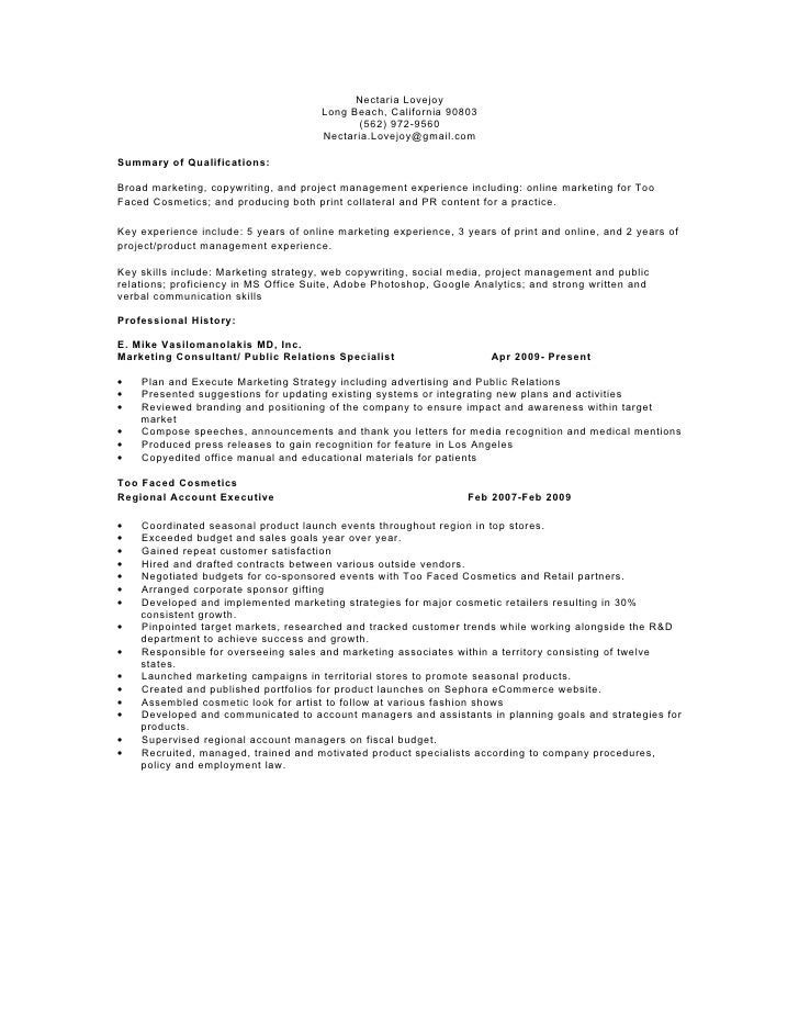 Cosmetic Counter Manager Cover Letter June 2021