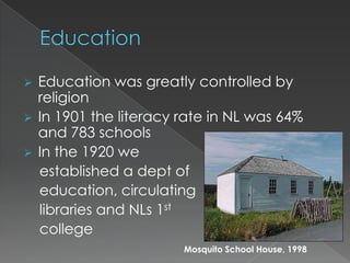 In Labrador, during the winter they used dog sleds and snowshoes. 