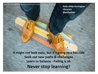 Polly-Alida Farrington
Librarian
@pollyalida
 