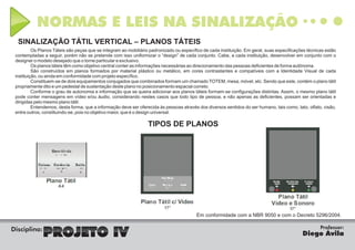 Normas e leis sinalização