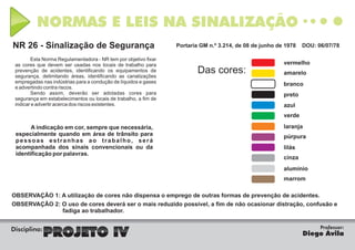 Normas e leis sinalização