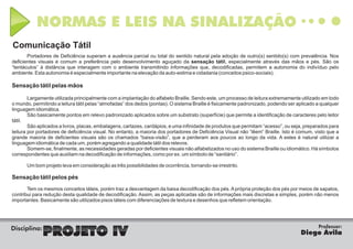 Normas e leis sinalização