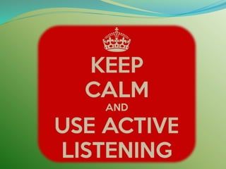 Active listening