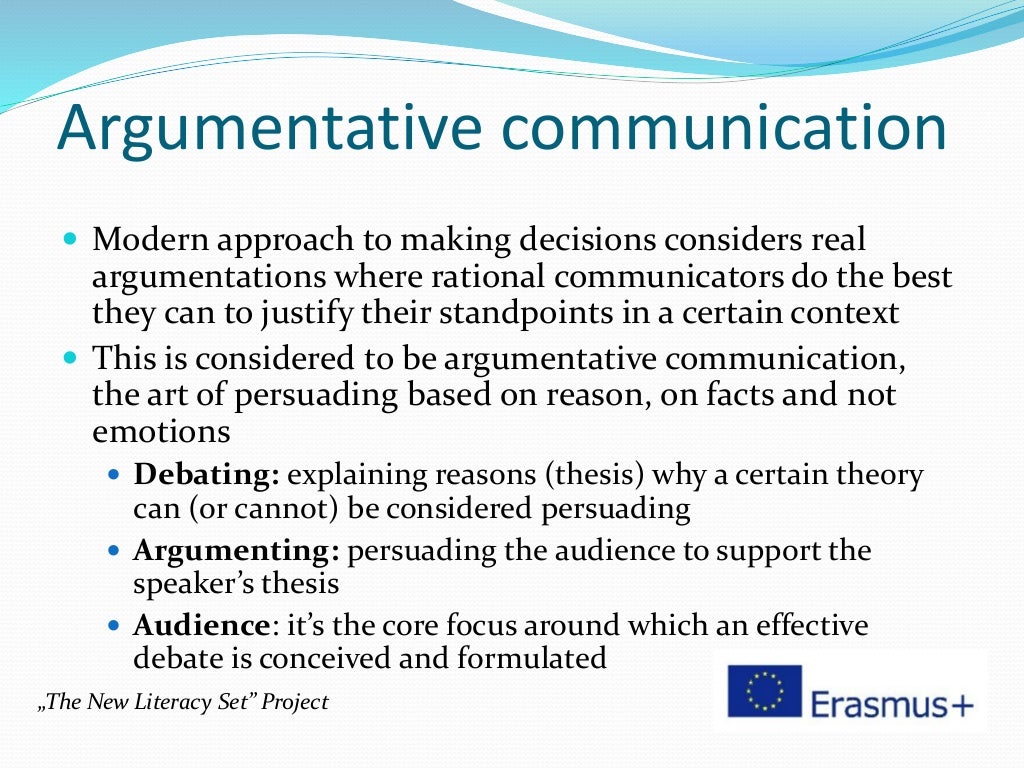 argumentative essay about communication