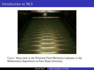 Soliton Stability of the 2D Nonlinear Schrödinger Equation | PDF