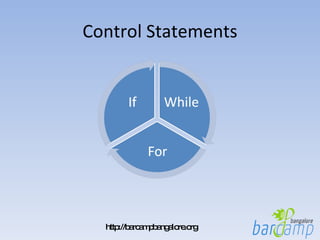 Control Statements 