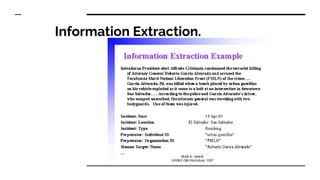 Information Extraction.
 