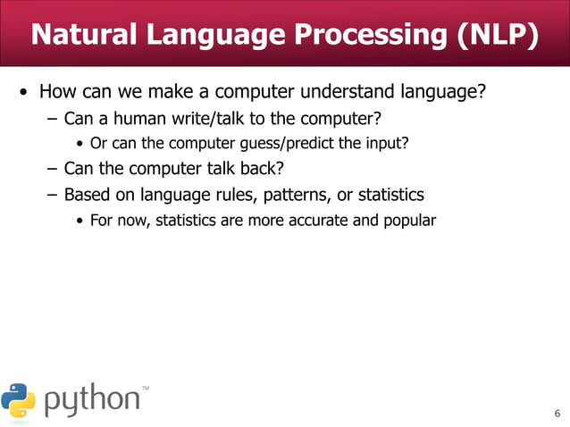 NLTK Python Basic Natural Language Processing.ppt | Web Development ...