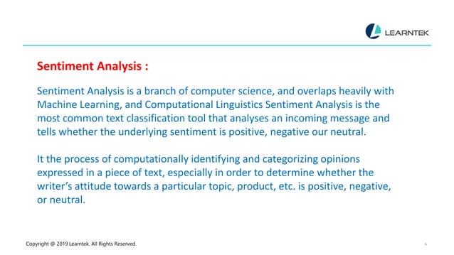 Nltk sentiment analysis | PPTX