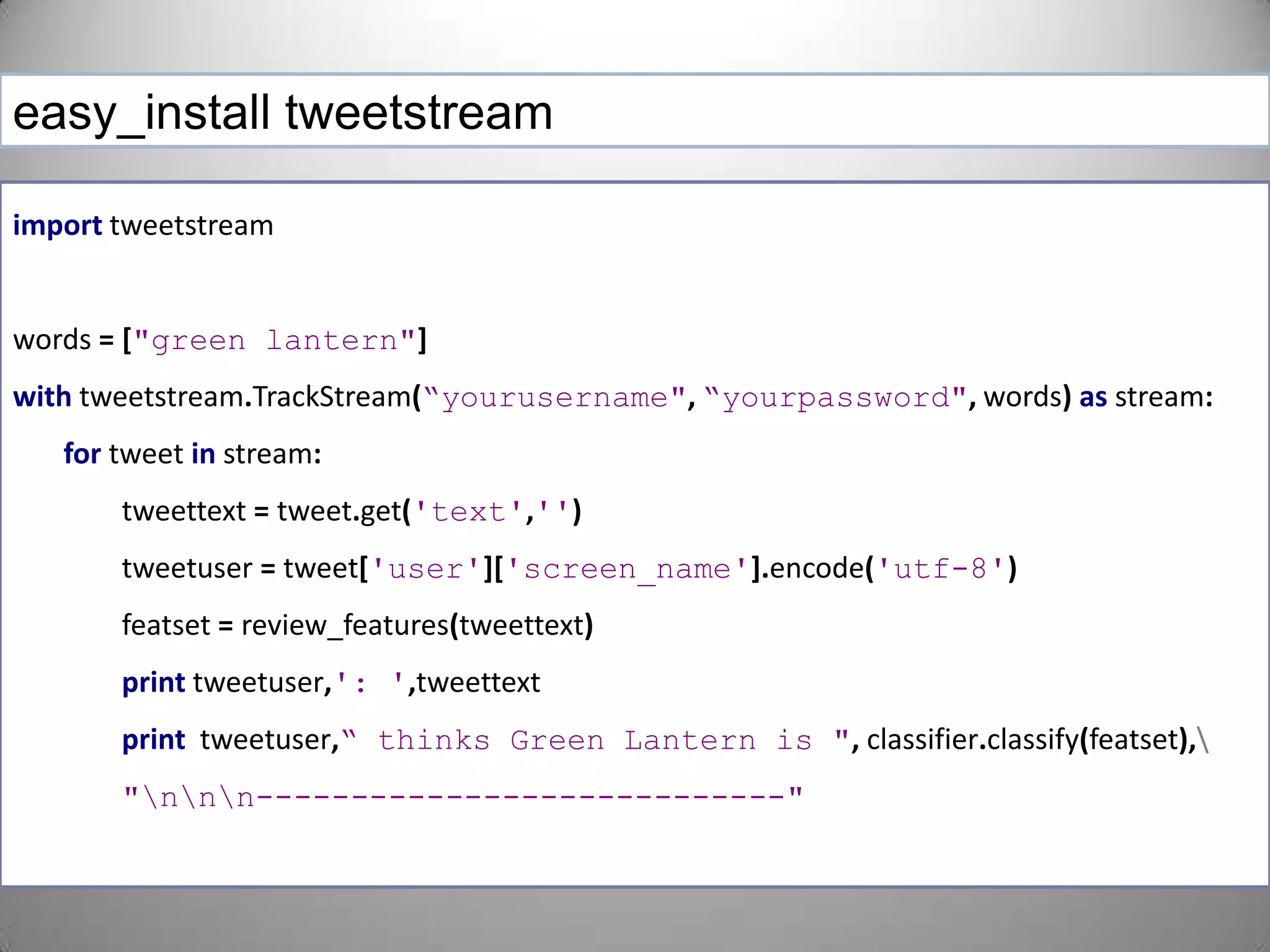  The threshold value that determines the sample size of the feature set will need to be refined until it reaches its maximum accuracy. This will need to be adjusted if training data is added, changed or removed.A few notes:The accuracy of this dataset can be misleading; In fact our spambot has an accuracy of 98% - but this only applies to Enron emails. This is known as “over-fitting” .