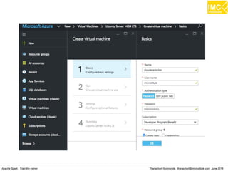 Thanachart Numnonda, thanachart@imcinstitute.com June 2016Apache Spark : Train the trainer
 