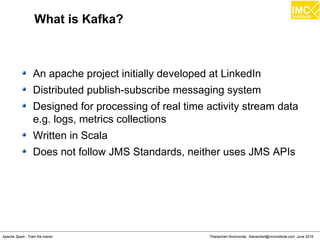 thanachart@imcinstitute.com293
Source: Mllib:Spark's Machine Learning Library, A. Talwalkar
Recommendation: Collaborative Filtering
 