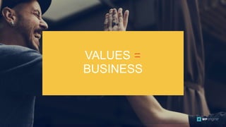 VALUES =
BUSINESS
12 CONFIDENTIAL
 