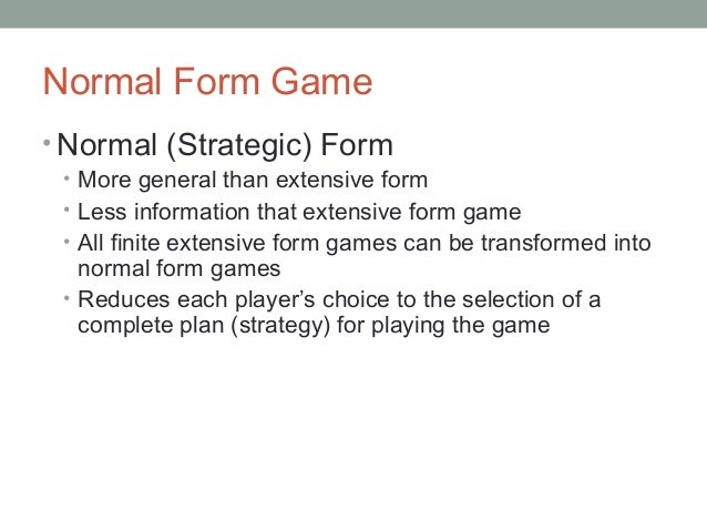 game theory image and form games
