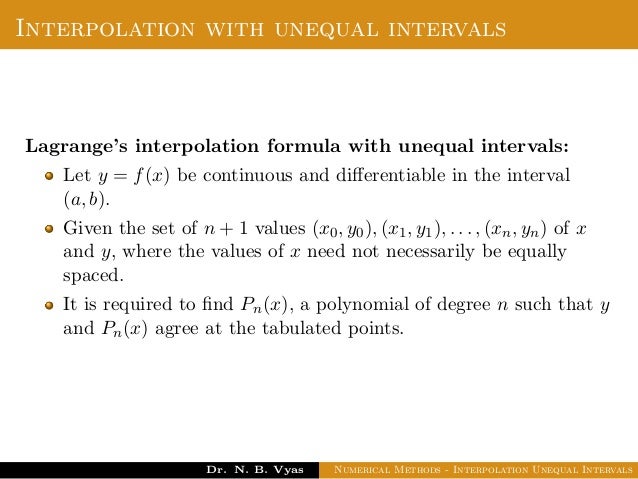Interpolation math