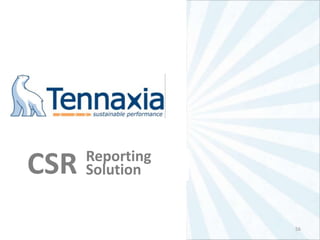 56 
Reporting 
CSR Solution 
 