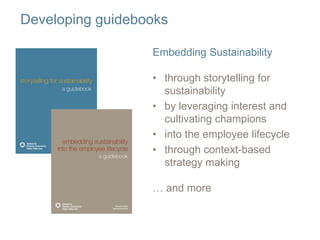 Practical Models for Effective Employee Engagement in Support of Evolving Sustainability Agendas