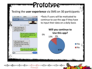A mobile app that aims to increase the consumption of fruits and vegetables by users who are motivated by self-image to improve their acne conditions.  Proposed Solution
