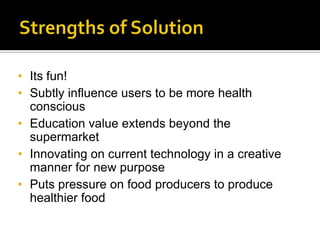 Difficulty in making healthier choices. ContextTargeted Physical context: