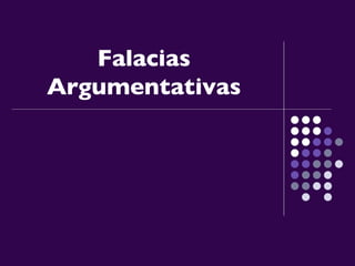 Falacias Argumentativas 