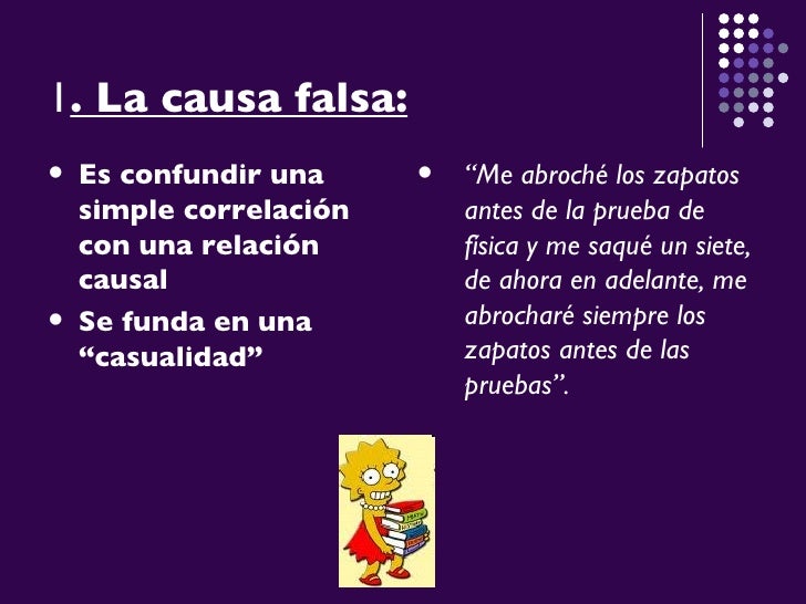 Ejemplos De Falacia De Causa Falsa