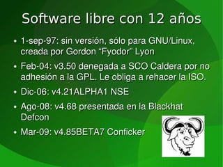 Nmap, the free scanner
