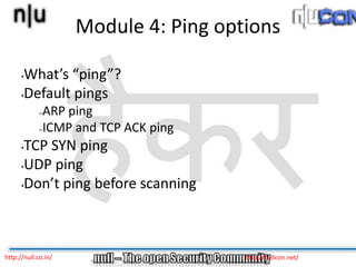 NMAP - The Network Scanner | PPTX