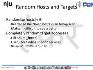 NMAP - The Network Scanner | PPTX
