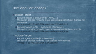 Understanding NMAP | PPTX