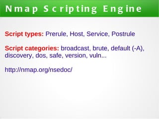 BSides Algiers - Nmap Scripting Engine - Hani Benhabiles | ODP