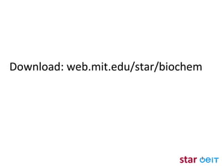 <ul><li>Download:  web.mit.edu/star/biochem </li></ul>