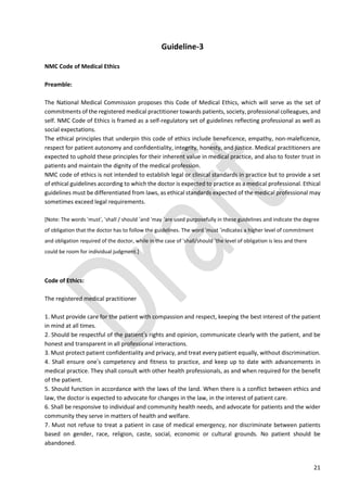 Nmc Code Principles NMC RMP REGULATIONS '22 (Final Draft) | PDF