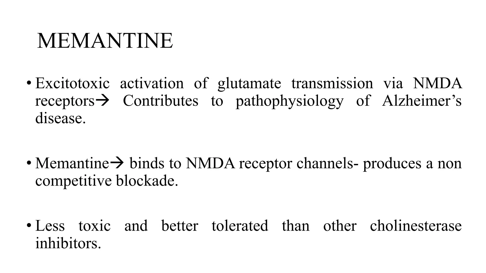NMDA receptors and drugs acting on them | PPTX