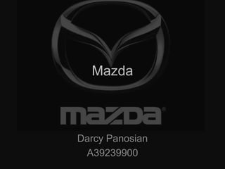 Mazda Darcy Panosian A39239900 