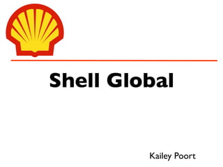 Shell Global


         Kailey Poort
 